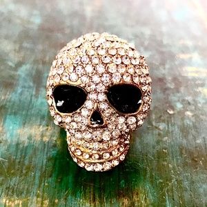 Diamante Skull Stretch Ring SOLD OUT